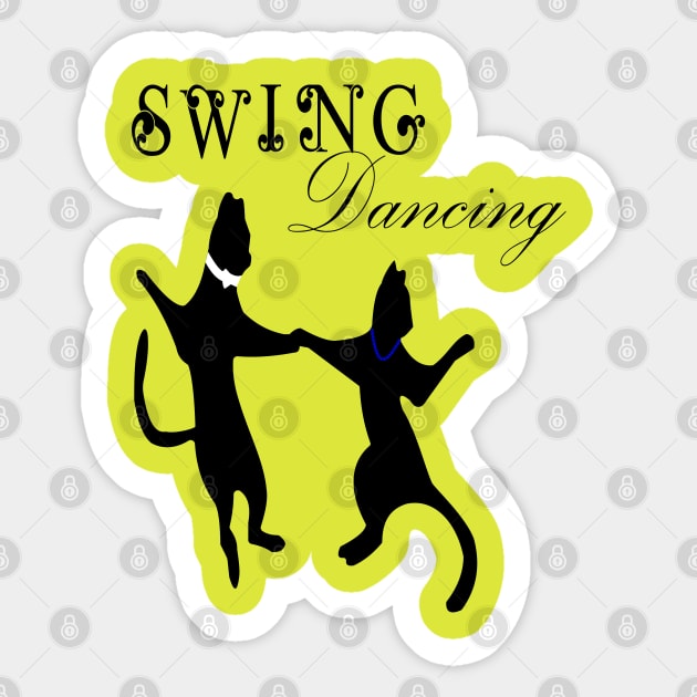 funny cats swing Sticker by Ahmed1973